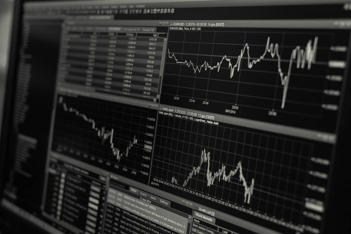 Stock market background